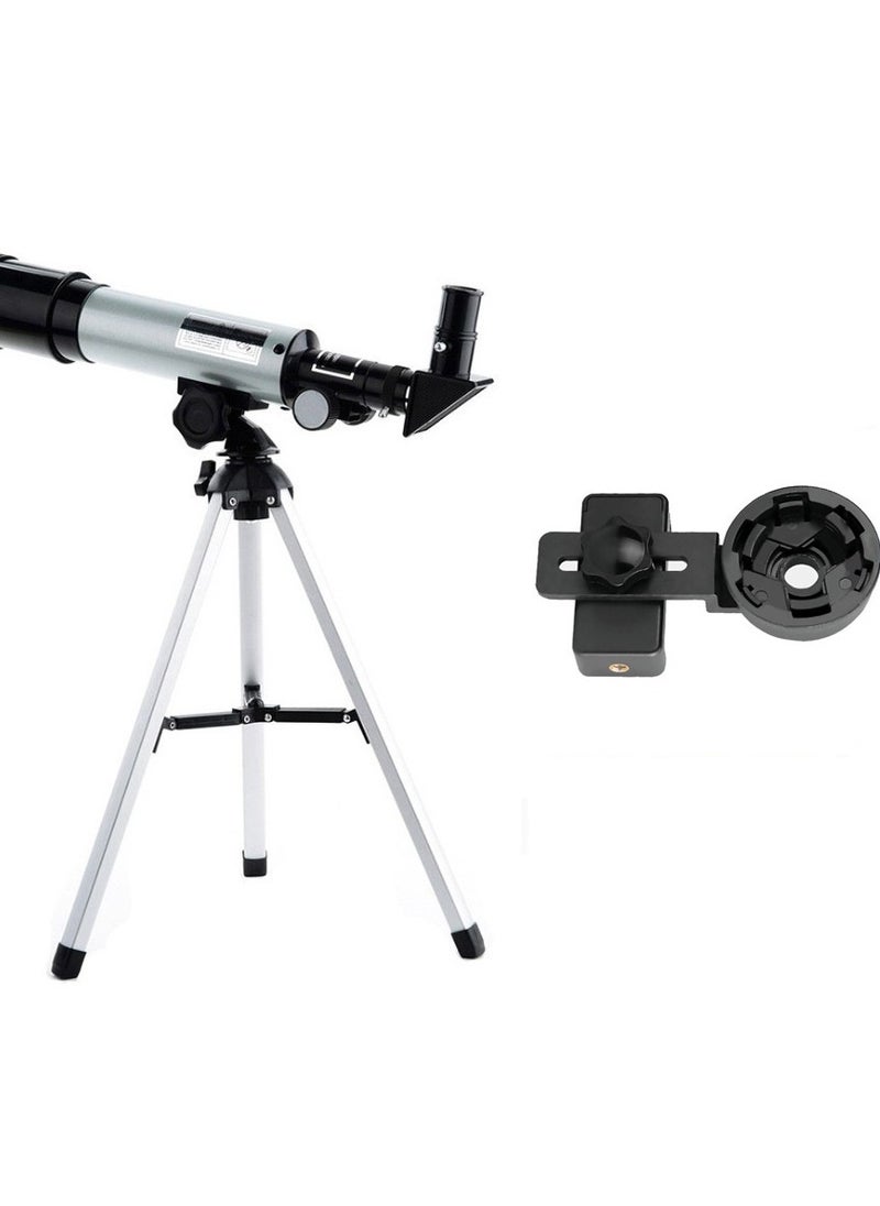 Generic - F36050M Tripod Astronomical Telescope Single Tube Large Aperture High Definition and High Power Observation of the Moon and Stars - Image 1