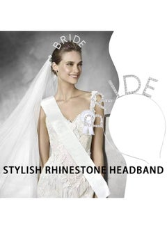 4 Pcs Bride Rhinestone Headband Sparkling Bachelorette Party Favors Elegant Bride Crown Wedding Gift Bridal Shower Decorations For Women Girls Birthday Headpiece Hair Accessories （Silver） - pzsku/Z2461E5977304FB5F868CZ/45/_/1718646214/258200e2-0f96-4cea-91ef-a06aeb965fdc