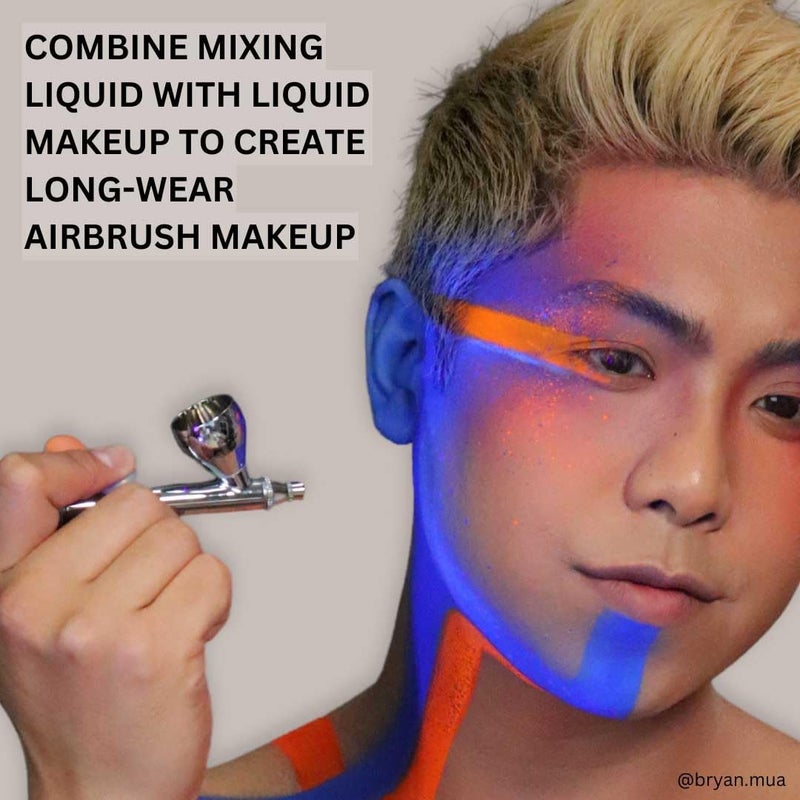 Mehron Makeup Mixing Liquid | Water Resistant For All Day Wear | Multi-Use Makeup Transformer | Eyeliner Mixing Medium | Clear 4.5 fl oz (133 ml) - Image 4