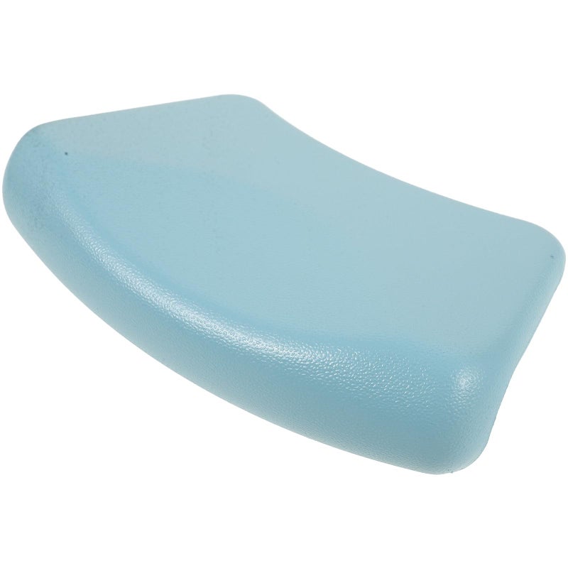 Soft Blue Bath Pillow with Suction Cups Head Rest Pad for Tub Relaxation and Spa - Image 2