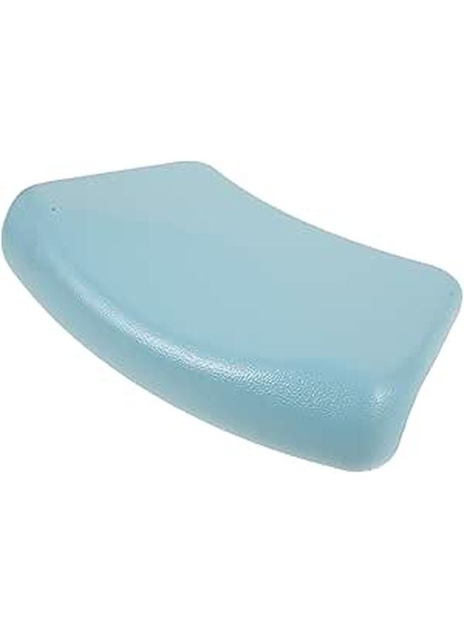 Soft Blue Bath Pillow with Suction Cups Head Rest Pad for Tub Relaxation and Spa - Image 1
