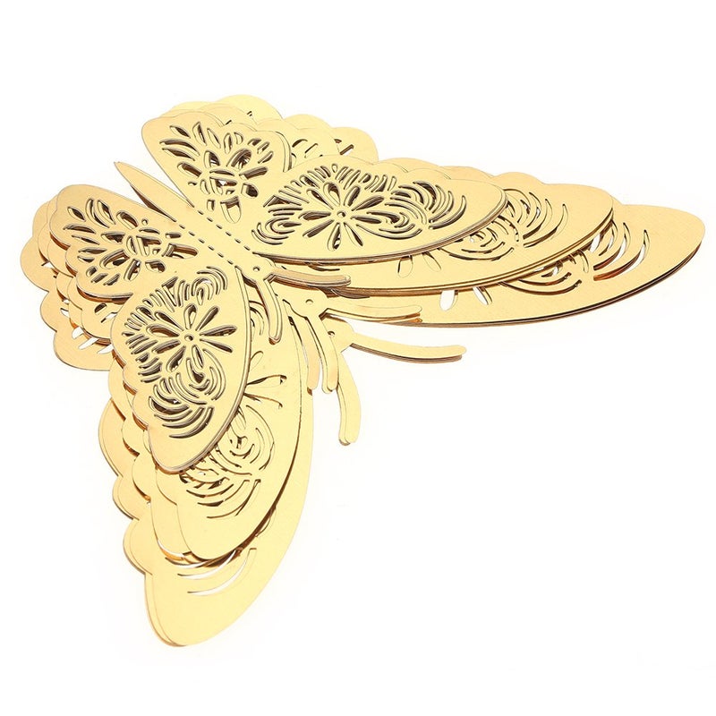 12pcs/set Vivid 3D Butterfly Wall Stickers DIY Art Wall Decals Decor with Glue - Image 5
