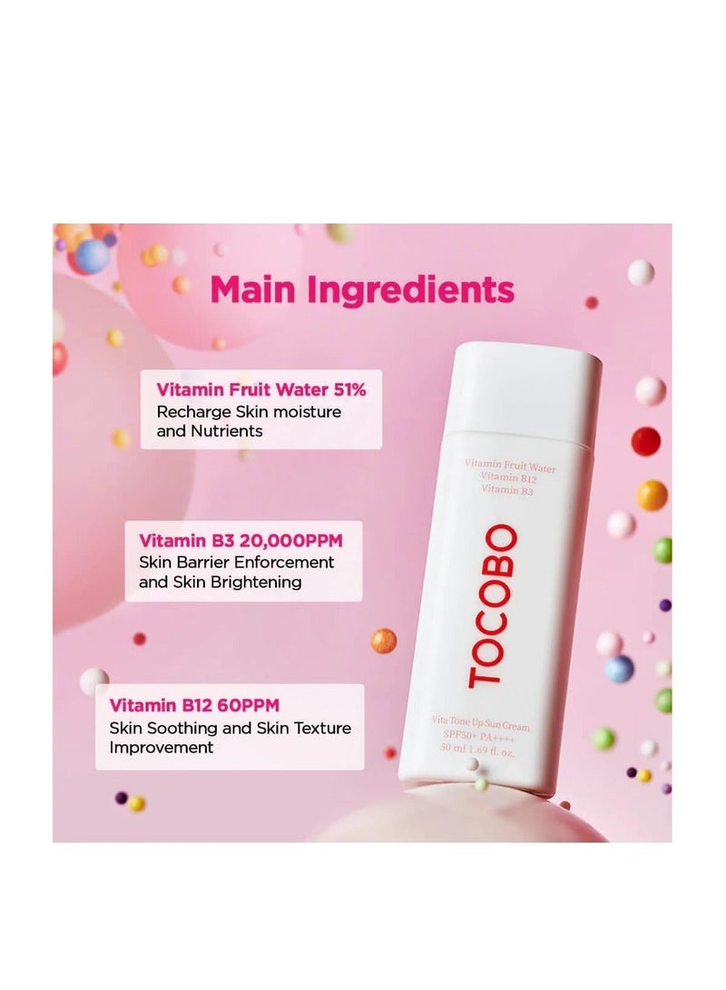 توكوبو كريم حماية من الشمس فيتا تون اب بعامل وقاية SPF50+ PA++++ من توكوبو - Image 3
