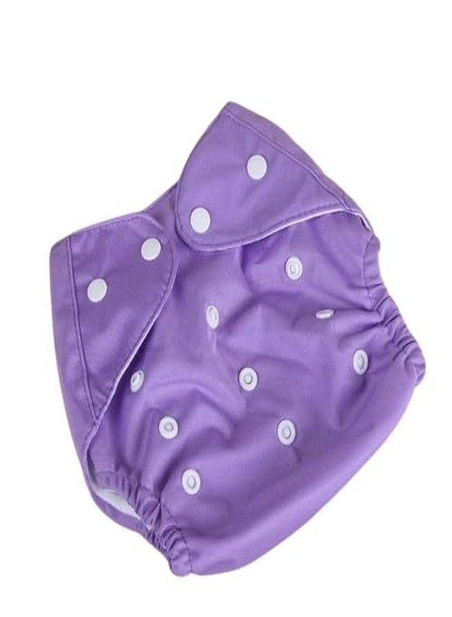 Softlia Reusable Baby Cloth Diaper with 3-Layer Microfiber Insert | Washable, Adjustable, Leak-Proof Diaper for Newborns & Toddlers (3-15kg) - Eco-Friendly (Pack of 1) (Orange, One Size, 1, count)