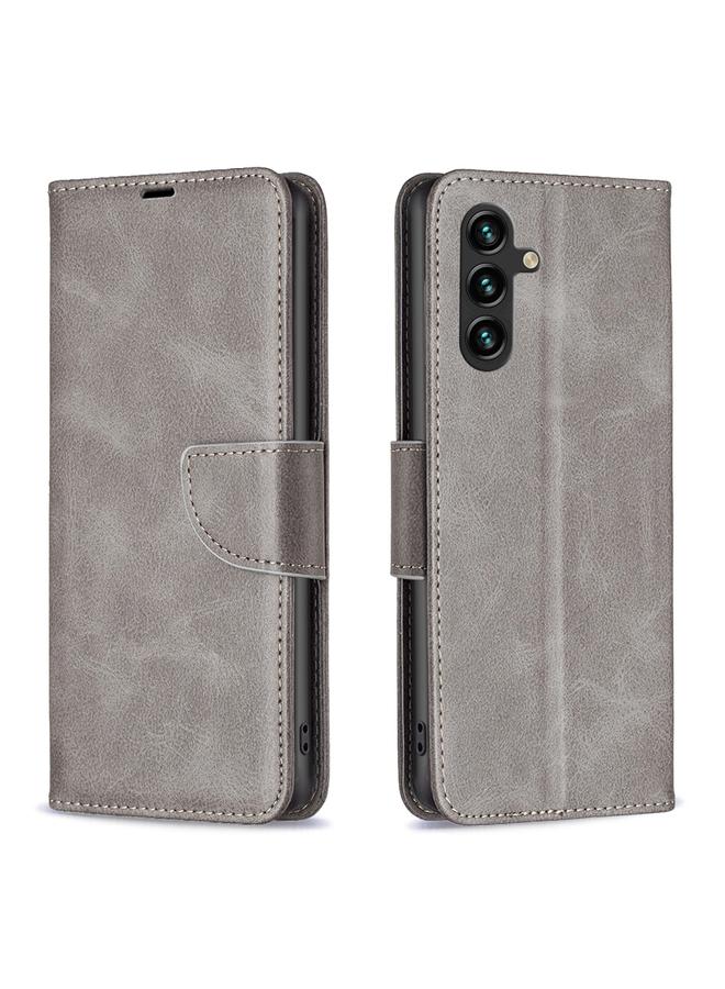 S-TOP Case For Samsung Galaxy A26 5G Lambskin Texture Pure Color Flip Leather Phone Case - Image 1