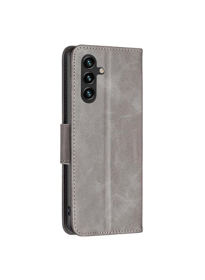S-TOP Case For Samsung Galaxy A26 5G Lambskin Texture Pure Color Flip Leather Phone Case - Image 4