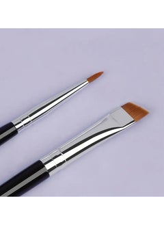 ORiTi 3pcs Eye Makeup Brush Ultra Fine Eyeliner Brush Set, Including Straight, Angled, Bent Tip, Suitable For Makeup  - Image 4