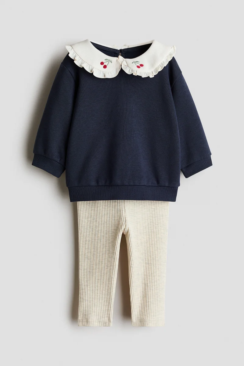 H&M 2-piece top and leggings set