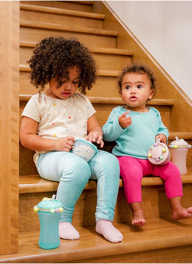 melii - Snack Container - Safe, Spill-Proof, and Playful Food Storage with Educational Beads for Babies, Toddlers, and Kids - BPA-Free & Versatile Snacking Solution - Image 1
