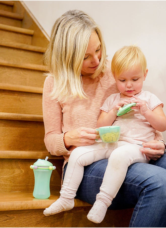 melii - Snack Container - Safe, Spill-Proof, and Playful Food Storage with Educational Beads for Babies, Toddlers, and Kids - BPA-Free & Versatile Snacking Solution - Image 1
