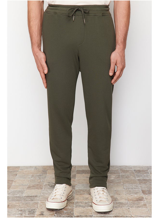 trendyol Khaki Men's Basic Sweatpants TMNSS24EA00008  - Image 1