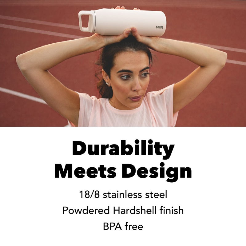 MiiR Wide Mouth Water Bottle - 32oz Insulated Water Bottle in Stainless Steel with Double Wall Vacuum Insulation, Leakproof Design, Keeps Drinks Hot or Cold - Image 4