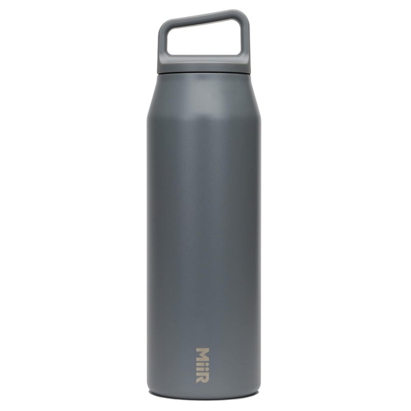 MiiR Wide Mouth Water Bottle - 32oz Insulated Water Bottle in Stainless Steel with Double Wall Vacuum Insulation, Leakproof Design, Keeps Drinks Hot or Cold - Image 1