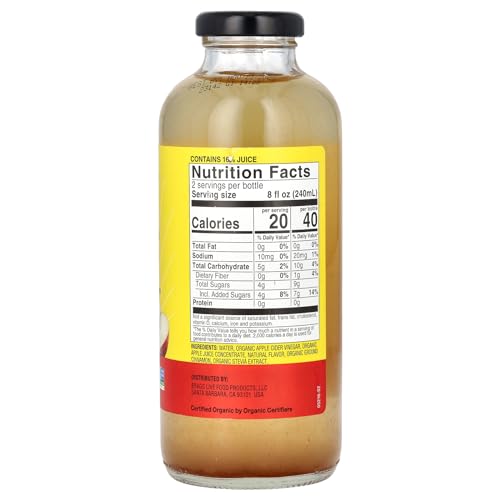 Bragg Refreshers Organic Apple Cinnamon Apple Cider Vinegar Beverage 16 Fl Oz - Image 5