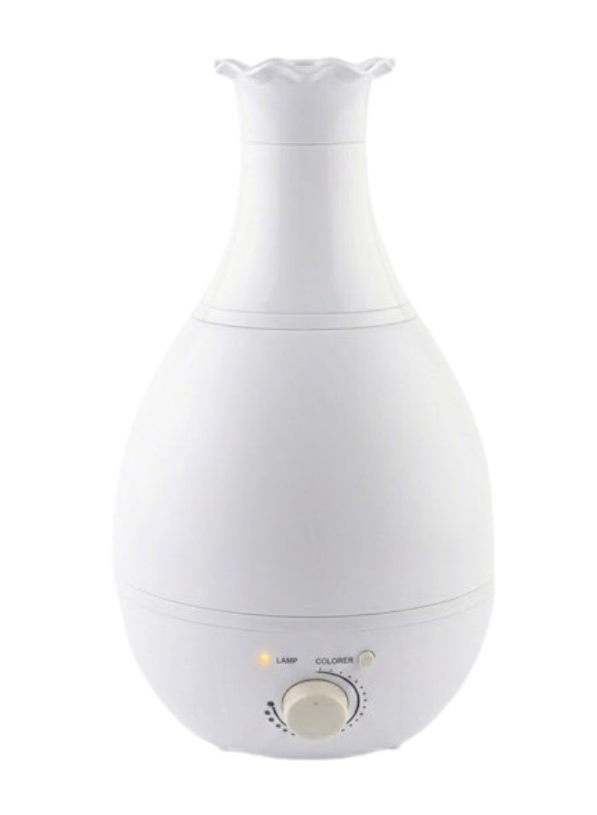 Large 2.6L Essential Oil Diffuser Cool Mist Humidifier with Colored LED Light Ultrasonic Aroma Diffuser with Automatic Shut Off and Stylish Design for Home and Office white - Image 1