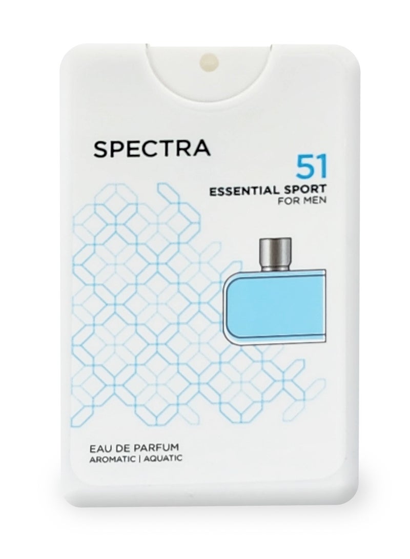 سبكترا بوكيت 051 عطر ايسنتايل سبورت بيرفيوم للرجال - 18مل - Image 2