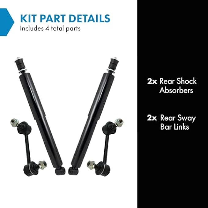 TRQ Rear Suspension Kit Compatible With 20072009 Kia Sorento - Image 3