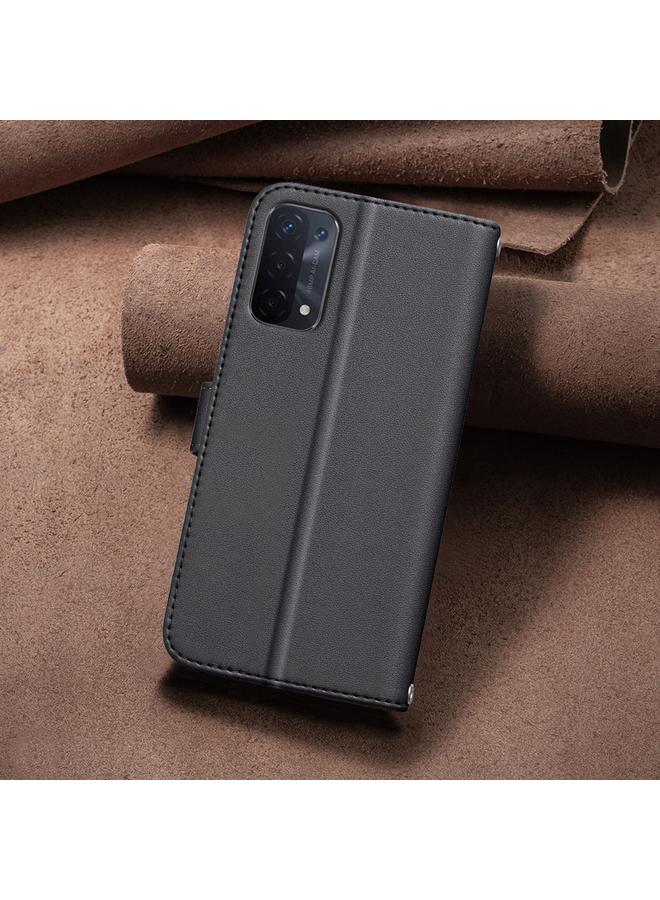 S-TOP Case For OPPO A74 5G / A93 5G / A54 5G Square Texture Leather Phone Case - Image 3
