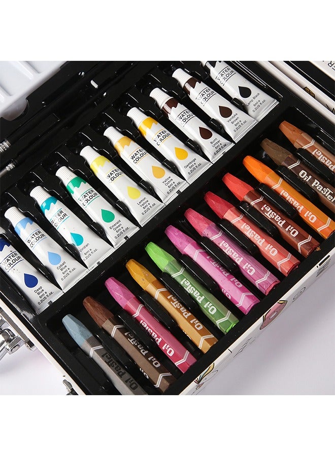 OASIS DESERT 53 Pieces Of Painting Brushes, Watercolor Pens, Marker Pens, Colored Pencils, Oil Pastels, Crayons, Gift Art Supplies, Children's Stationery Set - Image 3