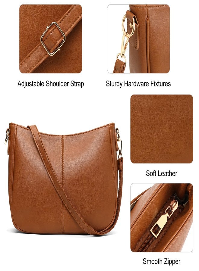 SENDEFN Fashion Shoulder Bag for Women Cute Hobo Tote Handbag Cute Soft Small Clutch Purses - Image 3