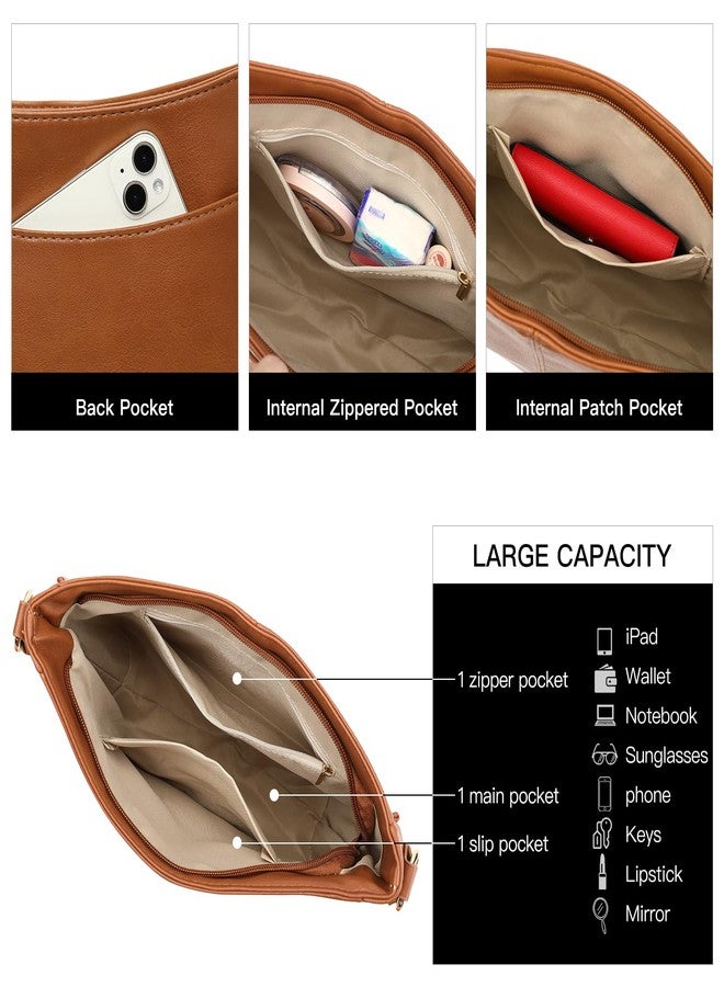 SENDEFN Fashion Shoulder Bag for Women Cute Hobo Tote Handbag Cute Soft Small Clutch Purses - Image 2