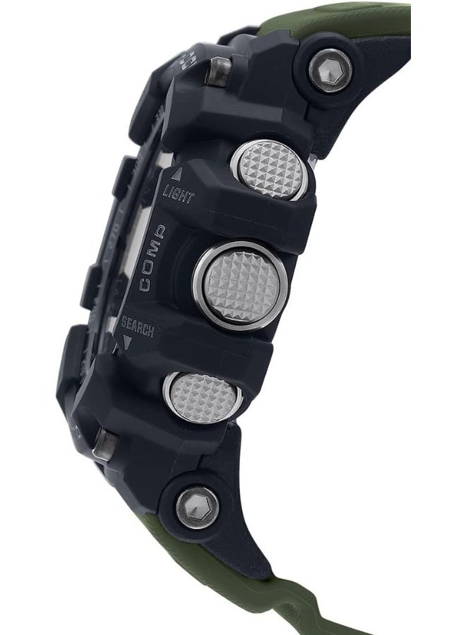 Casio G-Shock Watch - GG-1000-1A3DR Black Dial, Green Band - Image 2