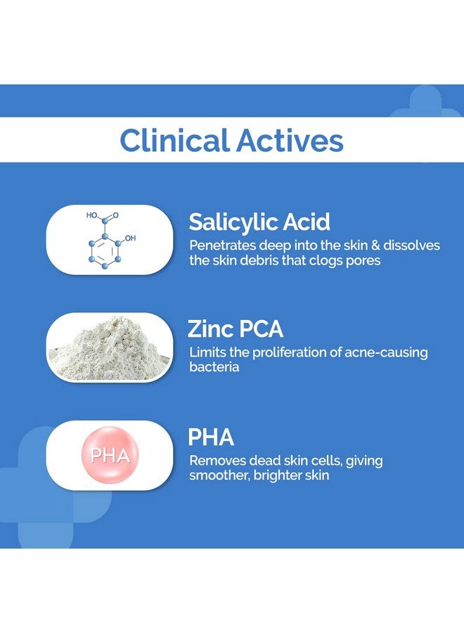 THE derma Co 1% Salicylic Acid Foaming Daily Face Wash With Salicylic Acid Zinc Pca & Pha For Active Acne & Clogged Pores 100 Ml Reduces Acne Unclogs Pores  - Image 4