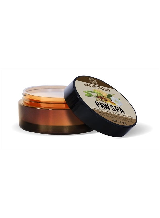 RELIQ natural mineral PAW SPA cream for dogs and cats. Not like wax balm, this creamy lotion is easy to apply and absorb faster. Add protection on pet paws and dry nose for summer heat and winter cold - Image 2