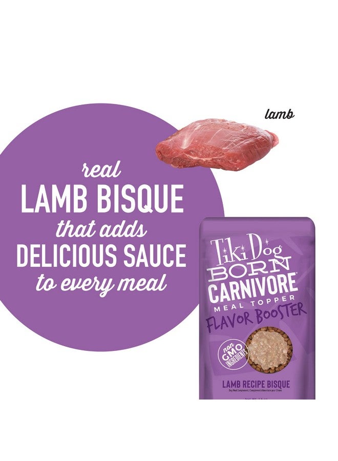 Tiki Dog Born Carnivore Flavor Booster, Lamb Recipe Bisque, Grain Free Meat Based Treat, Meal Topper For All Dog Breeds And All Life Stages, 1.5 Oz, Pack Of 12 - Image 5
