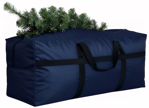DoYiKe Extra Large Storage Duffle Bag with Zippers and Handles Heavy Duty Blue Big Foldable Bag for Travel56x27x15Inch - Image 1