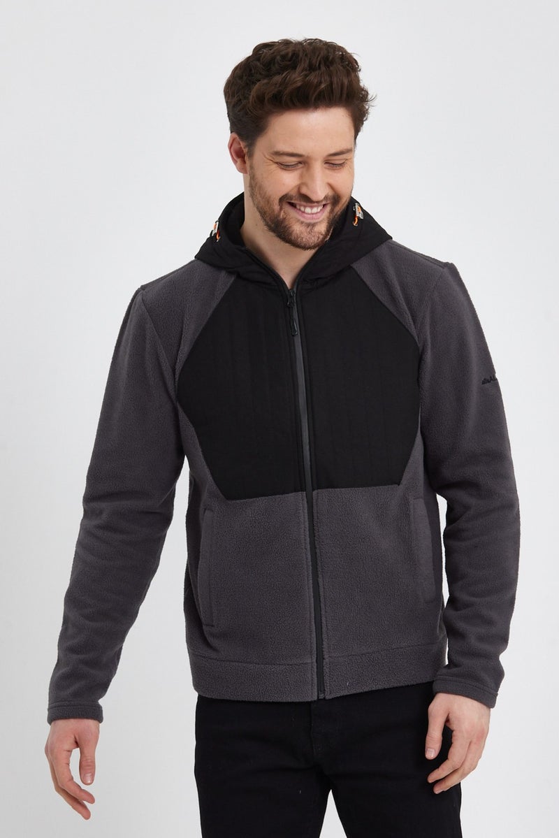 Uomo Park 5301 Intersoft Men's Zippered Hooded Jacket  - Image 2