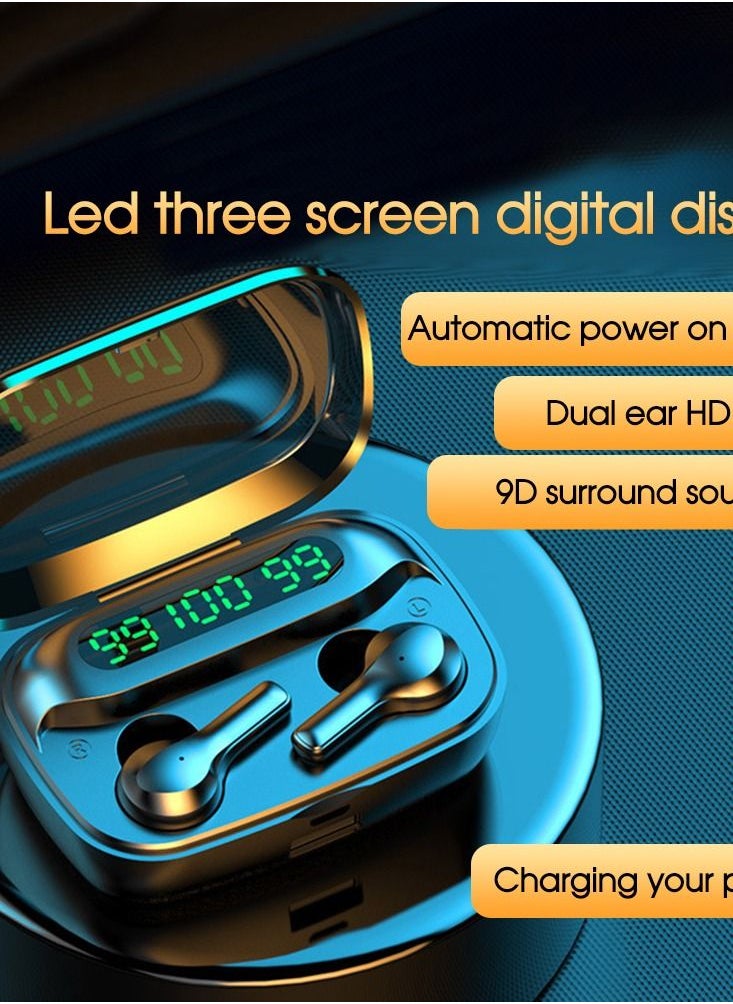 Generic - TWS Wireless Stereo LED Screen Bluetooth Earphones - Image 1