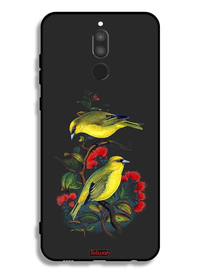 Tolwak Huawei Mate 10 Lite Protective Case Cover Birds - Image 2