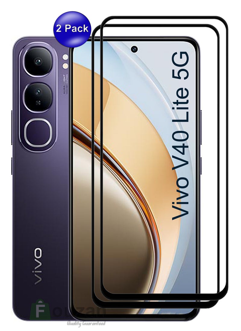 Two Pack Tempered Glass Screen Protector For Vivo V40 Lite - Image 1