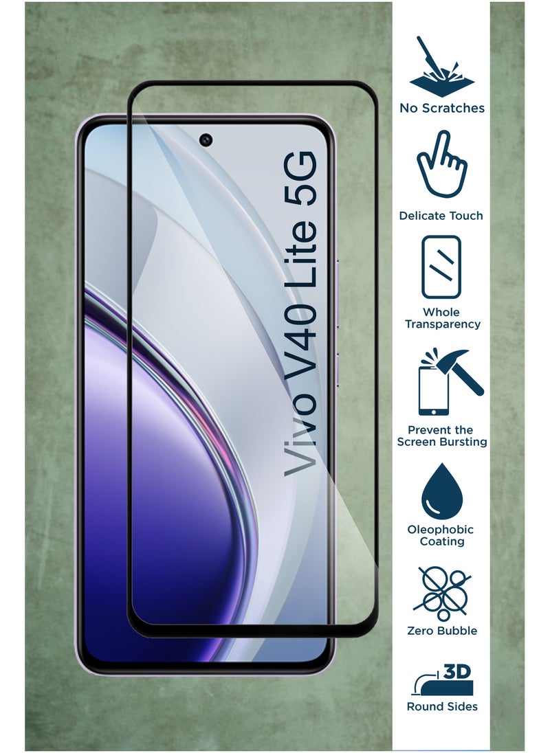 Two Pack Tempered Glass Screen Protector For Vivo V40 Lite - Image 3