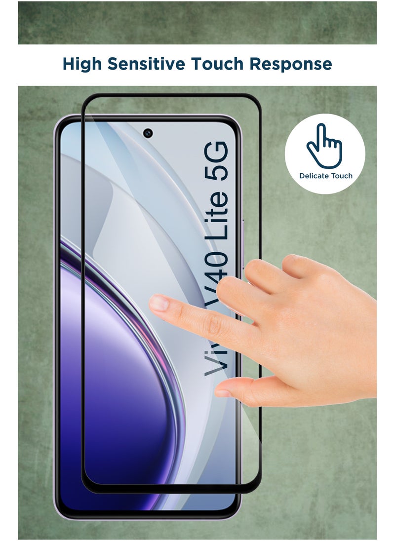 Two Pack Tempered Glass Screen Protector For Vivo V40 Lite - Image 2