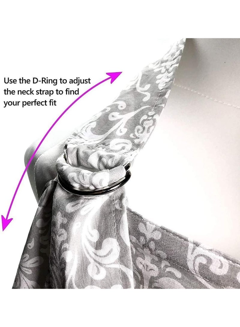 Breastfeeding Sheath, Nursing Cover for Breastfeeding, Nursing Scarf for Baby, Lightweight and Breathable Privacy Feeding Cover, Breastfeeding Apron, Full Coverage, Adjustable Shoulder Straps - Image 3