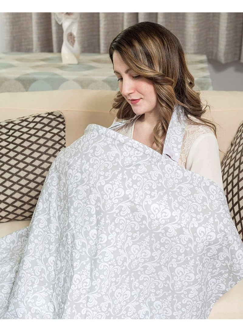 Breastfeeding Sheath, Nursing Cover for Breastfeeding, Nursing Scarf for Baby, Lightweight and Breathable Privacy Feeding Cover, Breastfeeding Apron, Full Coverage, Adjustable Shoulder Straps - Image 5