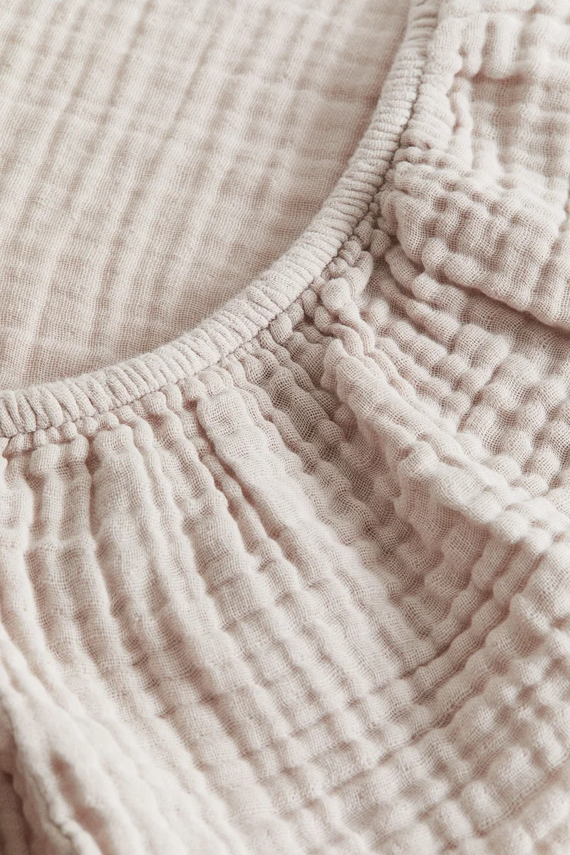 H&M Muslin cot fitted sheet