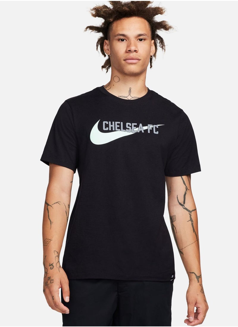 Nike - Chelsea Fc Swoosh T-Shirt - Image 1