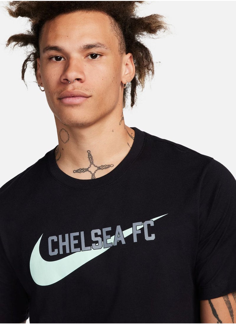 Nike - Chelsea Fc Swoosh T-Shirt - Image 1