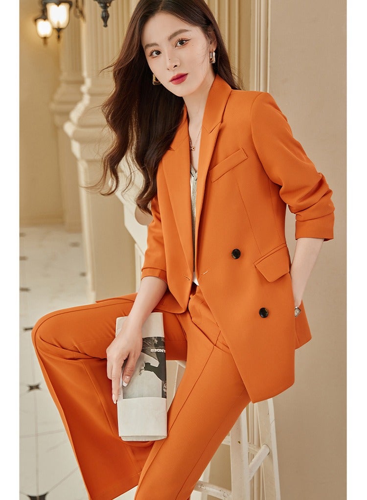KUYING New Fashionable Women's Slim Fit Suit Set  - Image 3