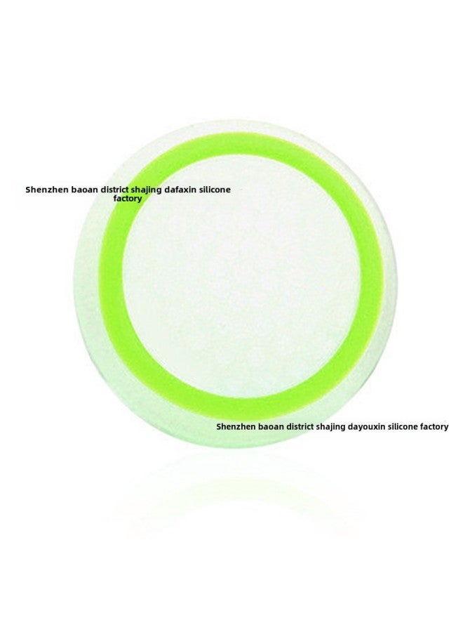 Glowing Mushroom Head Joystick Caps For PS4 PS3 PS5 XBOXONE 360 Dual Color Handle Silicone Caps Night Light Gaming Accessories-Product Color:Green Circle On White Background (with Luminous) 1 Capsule  - Image 1