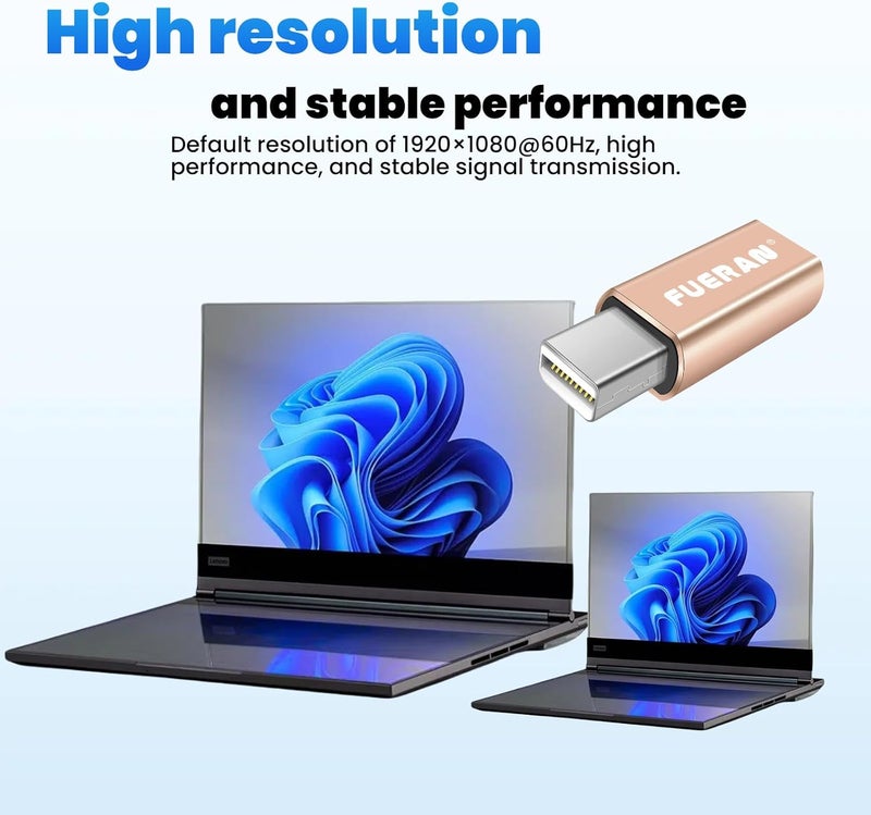 فييران قابس HDMI DDC EDID وهمي Headless Ghost Display Emulator مناسب للرأس-1920x1080-3840 x 2160@60Hz (MiniDP-3p) - Image 5