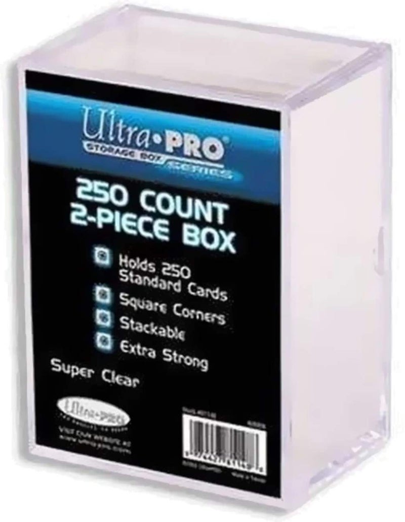 Ultra PRO All Team 2-Piece Storage Box, 250 Count, Clear
