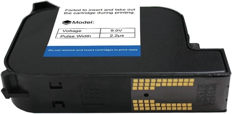 12.7Mm Handheld Thermal Inkjet Printer Fast Dry Solvent Ink Cartridge Unencrypted Handheld Printer Black Ink Multi-Format Printing,Black-1PC - Image 2