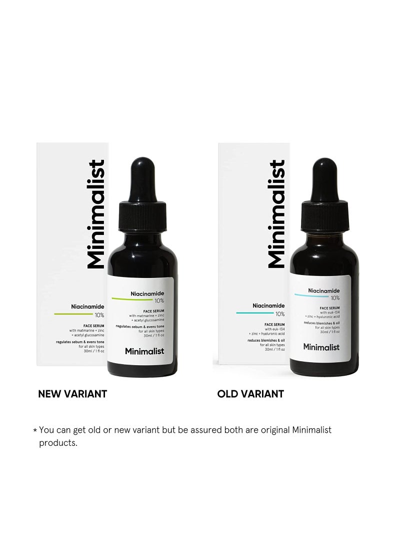 MINIMALIST Minimalist 10% Niacinamide Face Serum for Acne Marks Blemishes and Oil Balancing with Zinc Skin Clarifying Anti Acne Serum for Oily and Acne Prone Skin 30 ml  - Image 5