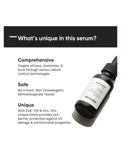 MINIMALIST Minimalist 10% Niacinamide Face Serum for Acne Marks Blemishes and Oil Balancing with Zinc Skin Clarifying Anti Acne Serum for Oily and Acne Prone Skin 30 ml  - Image 3