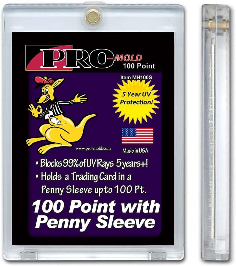 Pro-Mold Box(20) 100 pt. Magnetic One Touch Card Holders Holds Sleeved Card MH100S - Image 1