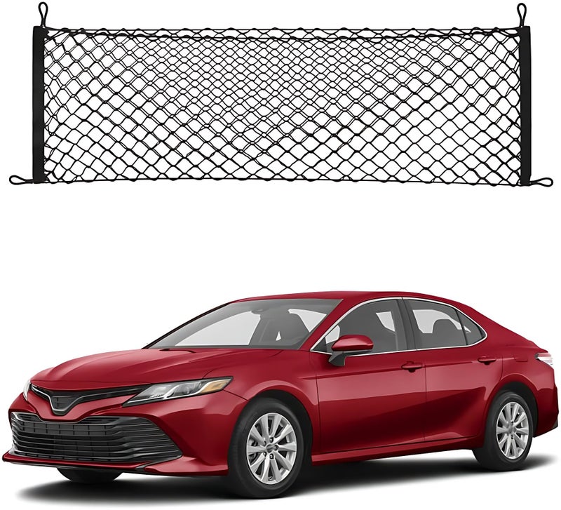 Tailgate Trunk Cargo Net Compatible with 2018 2019 2020 2021 2022 2023 2024 2025 Toyota Camry